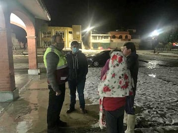 Evalúan daños tras granizada en Acatzingo