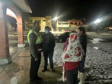 Evalúan daños tras granizada en Acatzingo