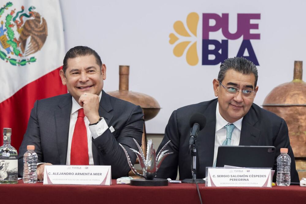 El gobernador de Puebla dio a conocer los resultados de la gira de trabajo en Europa | Foto: EsImagen