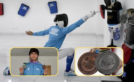 Esgrimista BUAP obtiene dos medallas en Olimpiada Nacional