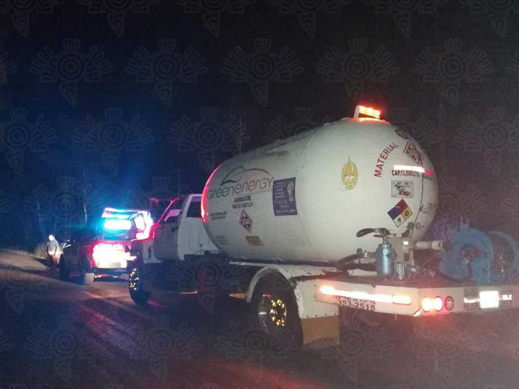 Incautan pipa utilizada para el trasiego de huachigas en Tlalancaleca