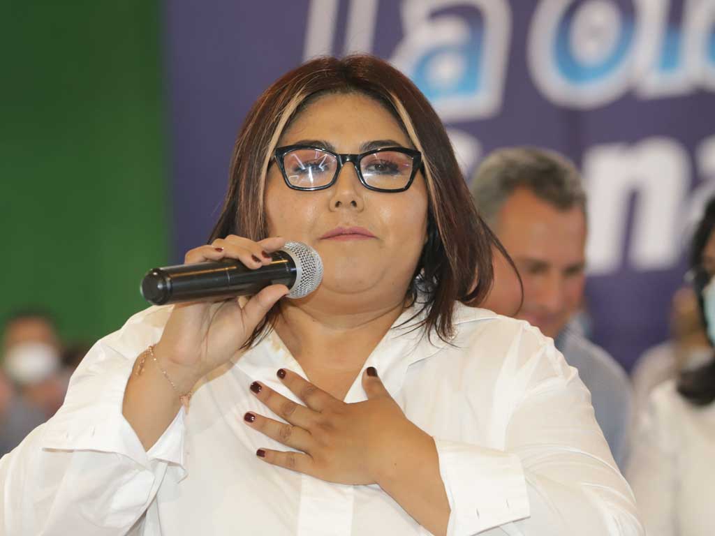 Reprueba Genoveva Huerta que Lalo Rivera use recursos públicos para mensajes políticos