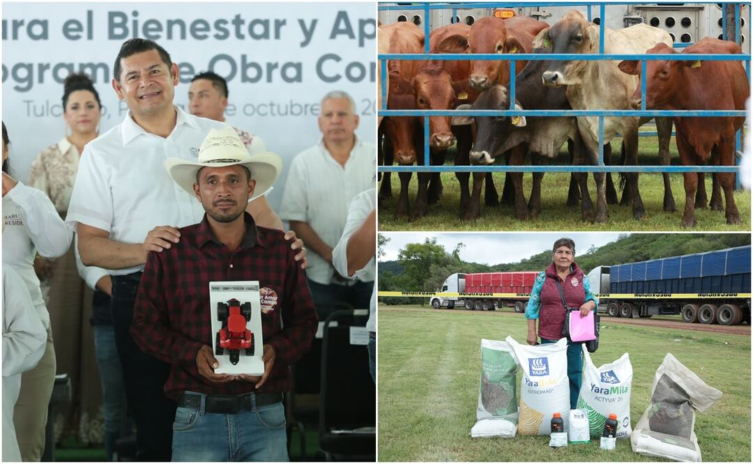 En la microrregión 23 de Acatlán de Osorio, las y los productores y campesinos recibieron más de mil 800 apoyos | Foto: Gobierno del Estado