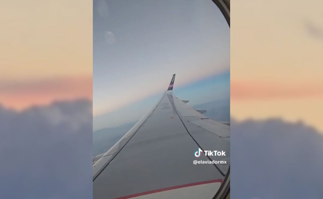 Las sorprendentes imágenes de un vuelo en medio de la tormenta generaron muchos comentarios en TikTok | Foto: TikTok elaviadormx