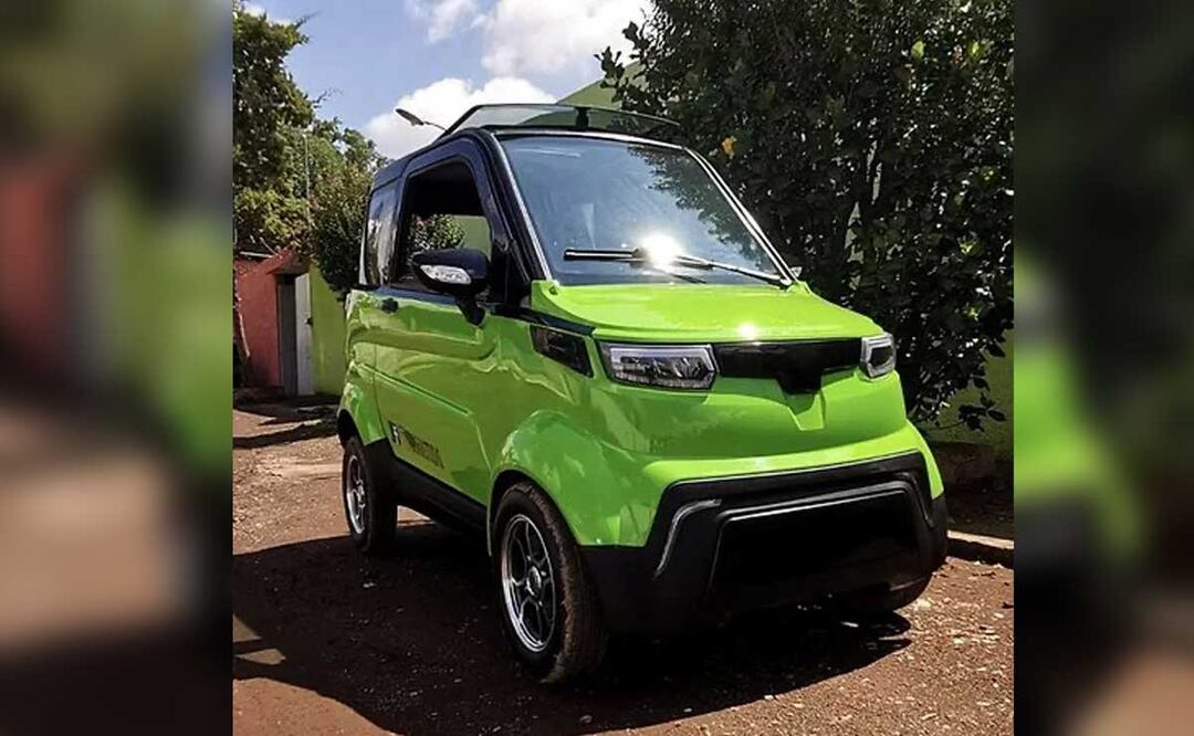 Este auto eléctrico está disponible para venta directa en Puebla | Foto ecomotopuebla.com