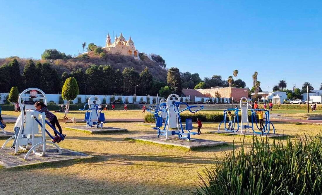 El parque intermunicipal de San Andrés Cholula se quedó sin juegos infantiles desde 2021 | Foto: Archivo El Universal