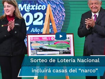  ¿Quién quiere una residencia de El Chapo o el Señor de los Cielos? Lotería Nacional las rifará