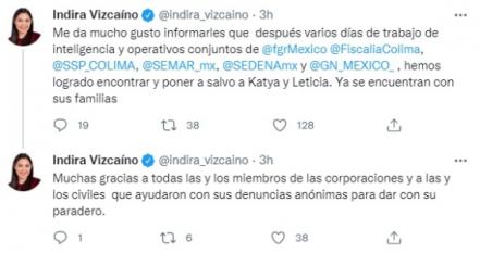 Katya y Leticia: Rescatan con vida a mujeres secuestradas en Colima; hay 17 detenidos 