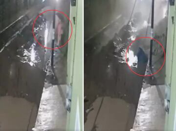 VIDEO Mujer de 66 años herida tras colapso de barda en San Pedro Cholula por lluvias