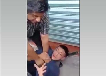 Taxistas golpean a asaltante en Tehuacán