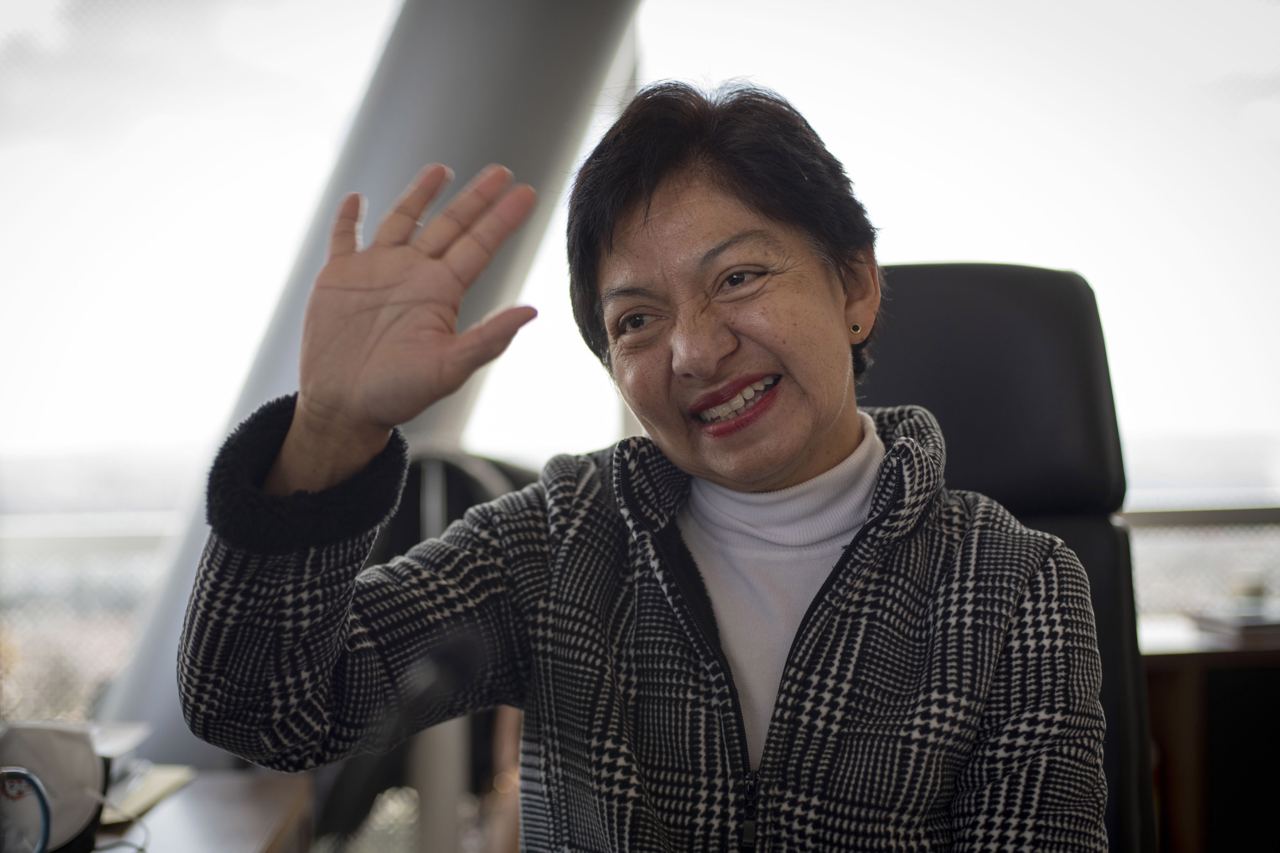 Lilia Cedillo destaca avances de la prepa Simón Bolívar