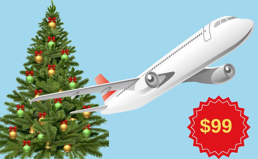 Esta Navidad puedes volar a estos destinos por solo 99 pesos | Foto: Canva