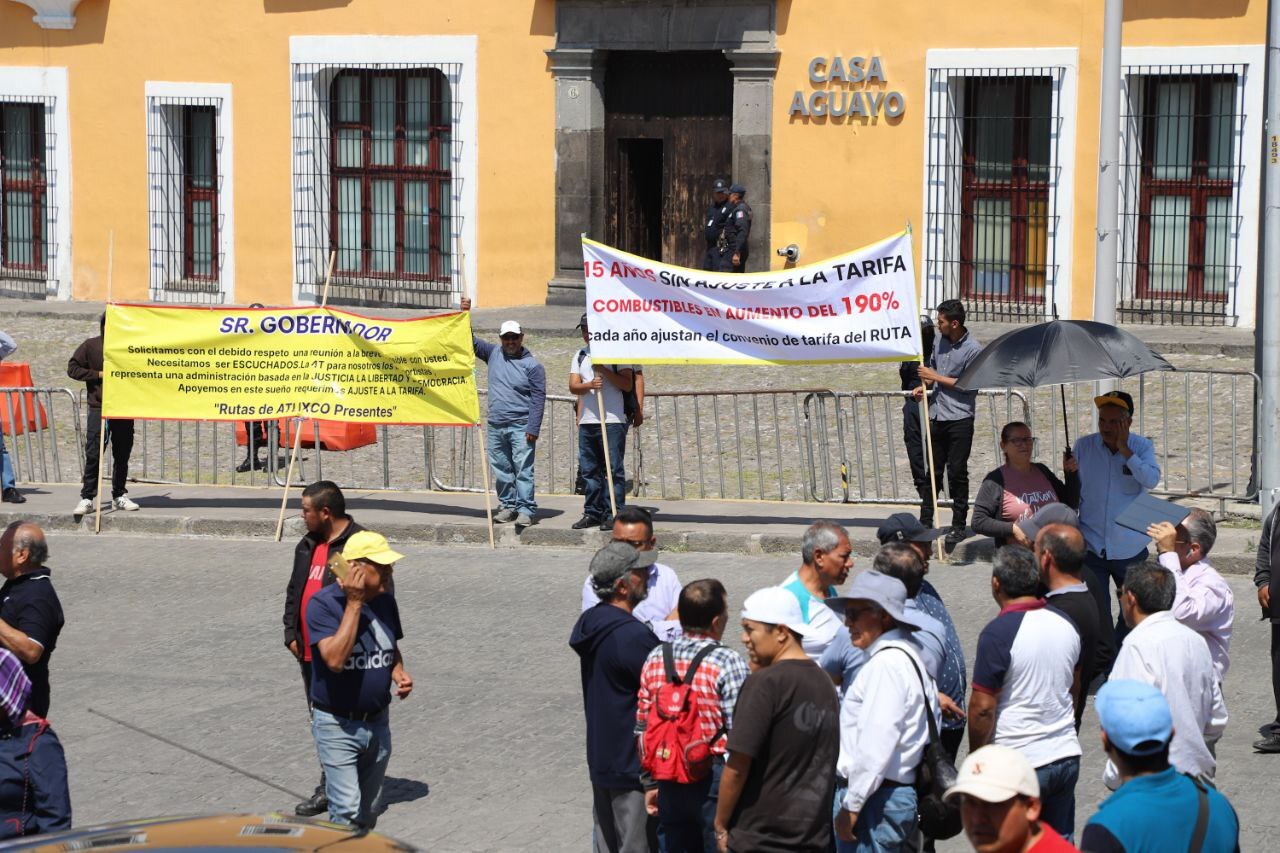 Transporte público debe respetar las tarifas, recalca gobernador Sergio Salomón