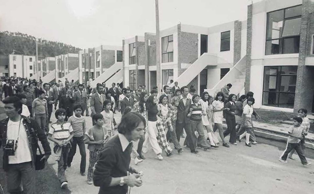 Entrega de las primeras casa en Amalucan| Foto de Betty González, colaboradora de Puebla Antigua
