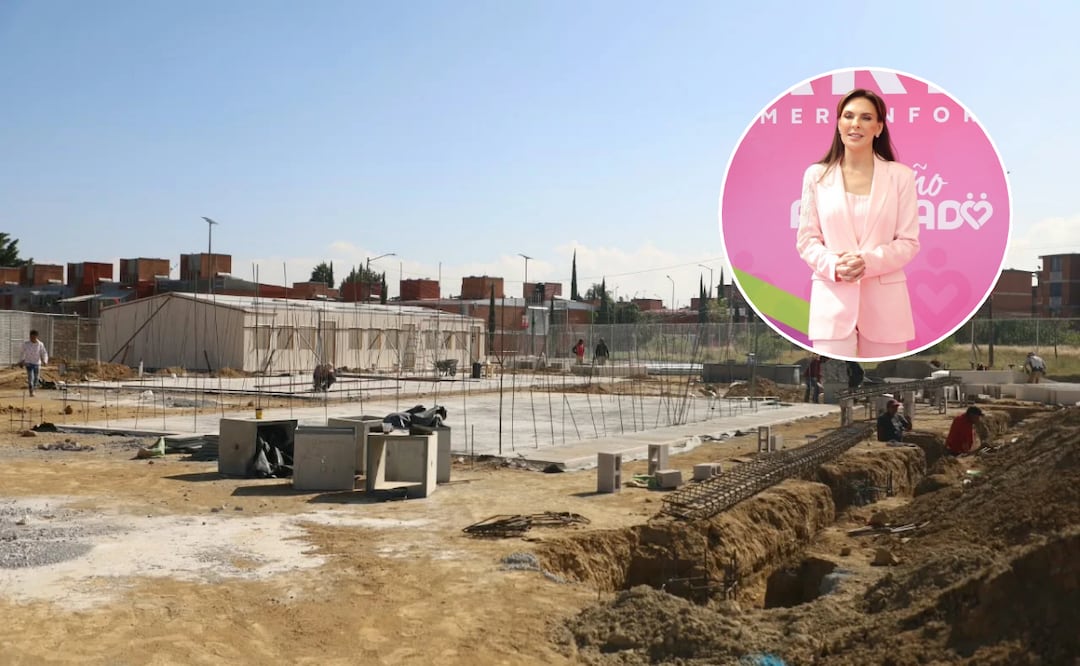 Obras de la primera escuela para personas con discapacidad intelectual y síndrome de Down tienen avance del 65% | Foto: Ayuntamiento de Puebla.