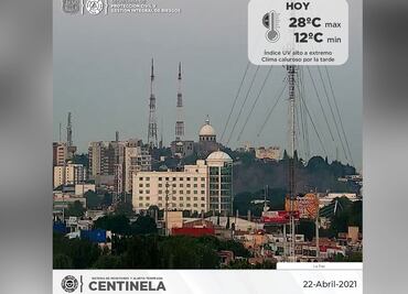 Pronóstico del clima en Puebla, 22 de abril 2021