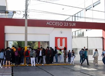 Estudiantes de la UPAEP protestan para exigir mayor seguridad