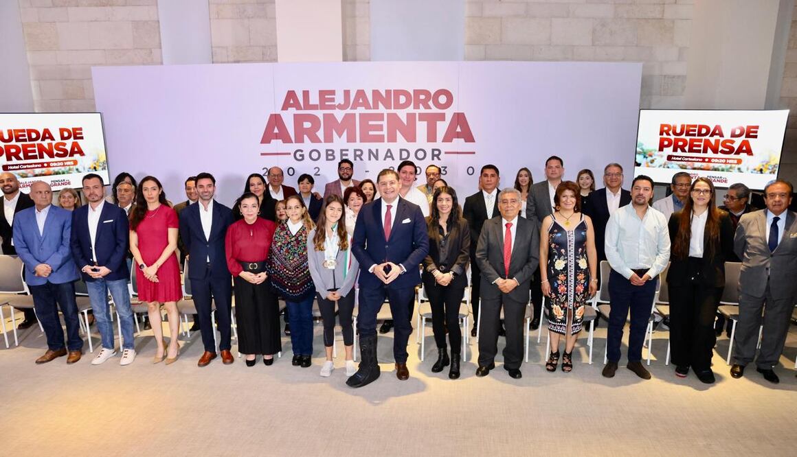 Alejandro Armenta ha presentado a los miembros de su equipo de transición | Foto: EsImagen
