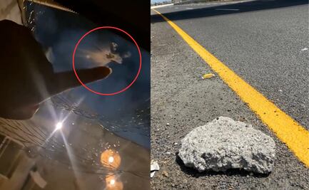 Otra vez denuncian que delincuentes lanzan piedras a los autos en Periférico para asaltarlos