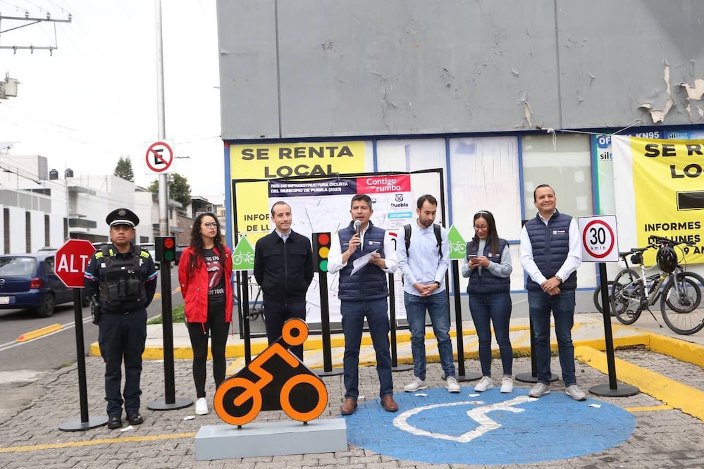 El Ayuntamiento de Puebla habilitó más ciclovías en calles y avenidas | Fotos Ayuntamiento de Puebla