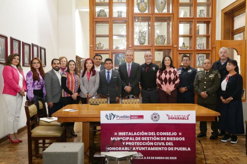 Pepe Chedraui realizó la integración y toma de protesta a los integrantes del Consejo Municipal / Foto: Ayuntamiento de Puebla
