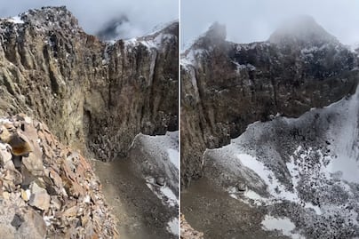 VIDEO Así luce el cráter del Pico de Orizaba desde cerca
