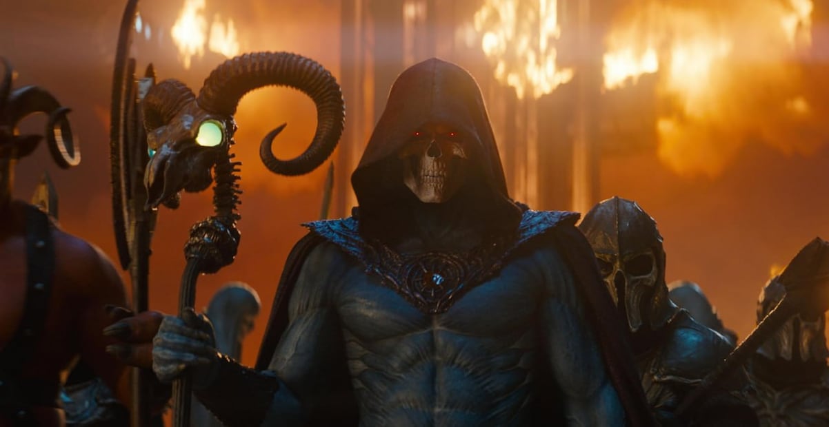 Jared Leto como "Skeletor" es lo mejor de toda la película. Es divertido verlo como un villano caricaturizado que sigue siendo amenazante | Foto: Amazon MGM Studios