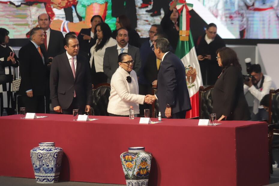 Sergio Salomón presentó su primer informe de gobierno en el Auditorio Metropolitano | EsImagen