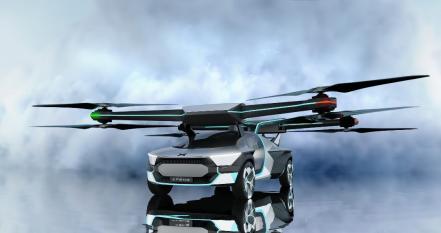 Fabricante chino presenta un modelo de auto volador