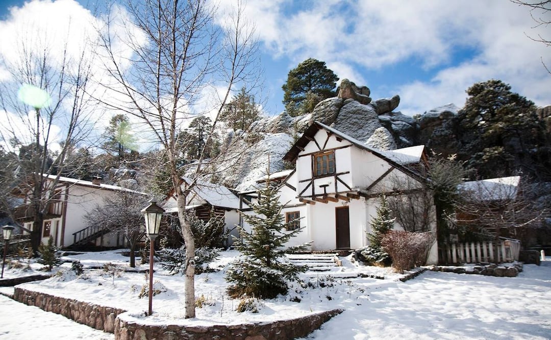 Creel en Chihuahua es un paraíso de nieve durante el invierno | Foto: Facebook Creel Chihuhua