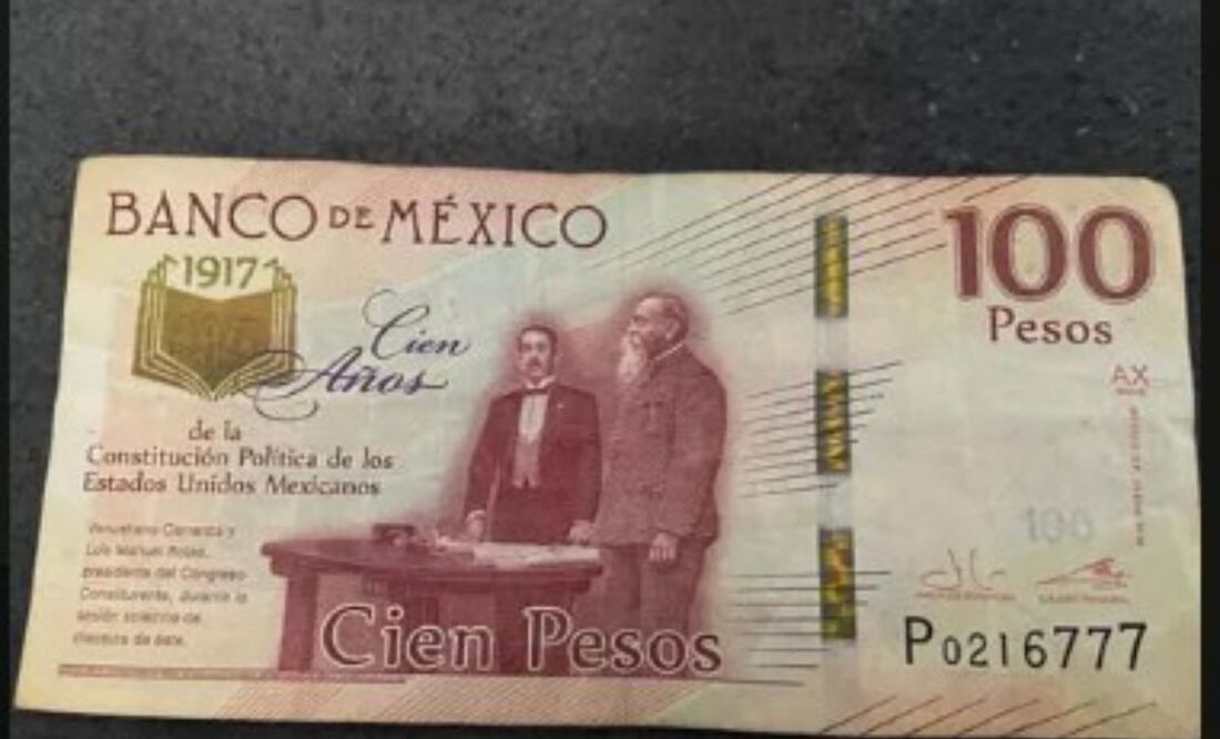 Este billete de 100 pesos vale 300 mil en Mercado Libre | Foto: Mercado Libre