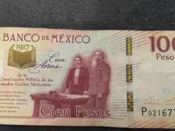 Estas son las características del billete de 100 pesos que se vende en 300 mil pesos