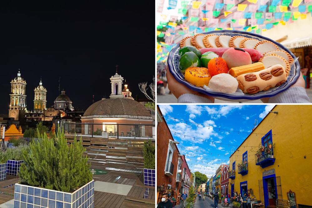 En Puebla hay planes económicos para disfrutar del Centro Histórico | Foto: FB Café del Museo / Gobierno de Puebla / FB Aureo Cesar Silva Gonzalez
