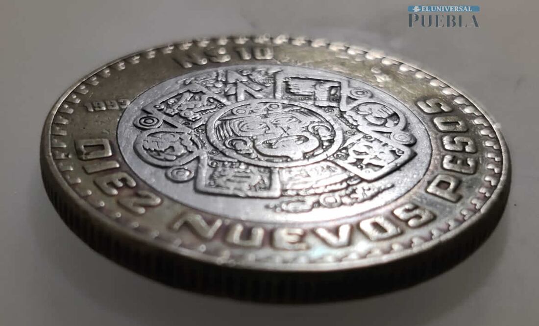 La moneda de 10 Nuevos Pesos se acuñó entre 1992 y 1995. Foto: Demian Magallán