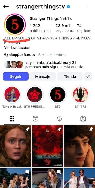 Foto: Captura de pantalla de Instagram