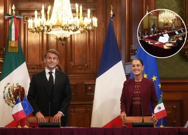 “Nuestro interés es fortalecer la relación con Francia”, dice Claudia Sheinbaum a Macron y empresarios franceses