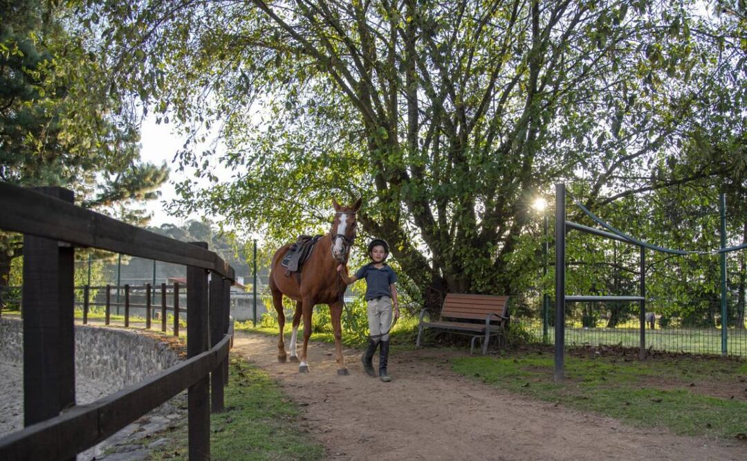 El Real Club Ecuestre se ubica en Camino Real a Santa Clara, San Andrés Cholula | Foto: Club El Real Ecuestre