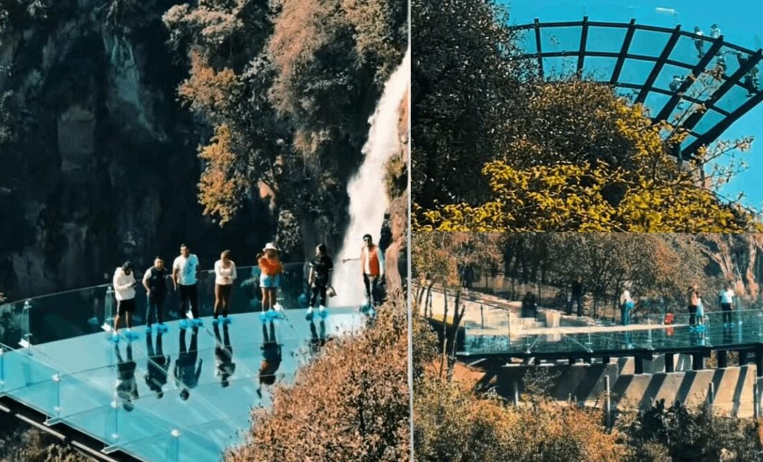 Foto: Redes sociales   I    En Zacatlán hay un nuevo mirador de cristal