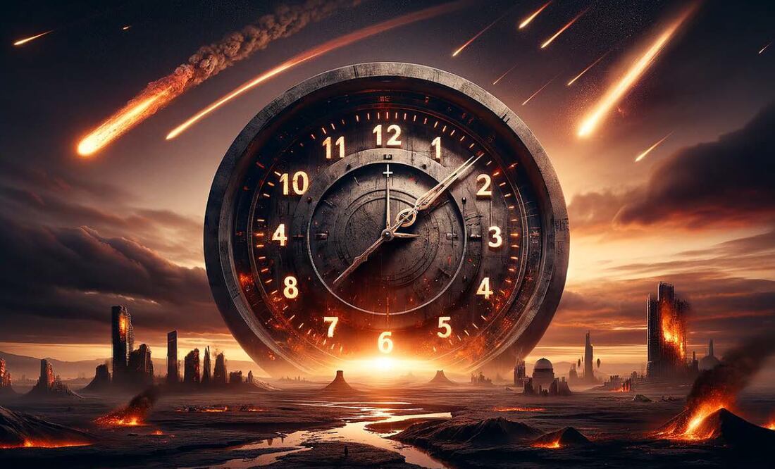 En lugar de ser solo una metáfora del tiempo, el reloj se convierte en una advertencia directa y escalofriante, una señal de que el futuro de la humanidad está cada vez más en peligro, y que el Apocalipsis podría no estar tan distante como deseamos.
Foto: Producción El Universal Puebla
