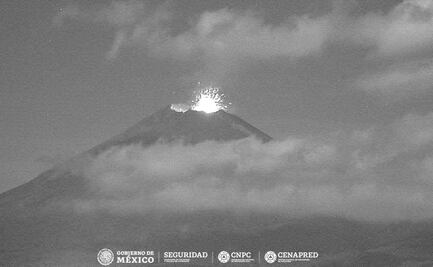 Popocatépetl emite 176 exhalaciones y 4 explosiones