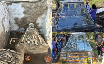 Día de Muertos en Cholula: conoce el altar que guarda dos esqueletos prehispánicos