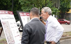Supervisa Pepe Chedraui avances del Tren Capitalino de Pavimentación en bulevar Xonaca