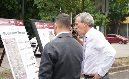Supervisa Pepe Chedraui avances del Tren Capitalino de Pavimentación en bulevar Xonaca