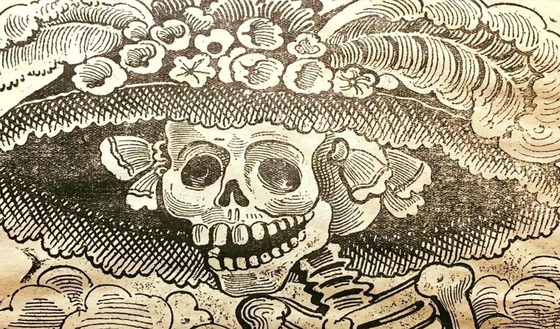 La catrina fue creada para burlarse de los indígenas enriquecidos durante el Porfiriato / Foto: Archivo El Universal