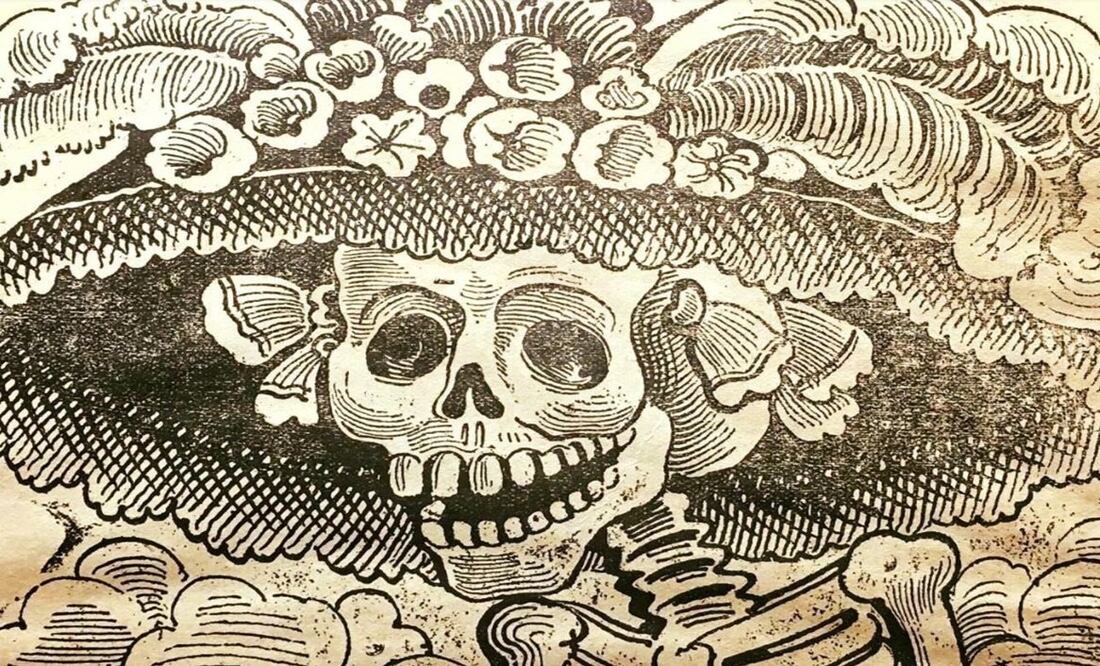 La catrina fue creada para burlarse de los indígenas enriquecidos durante el Porfiriato / Foto: Archivo El Universal
