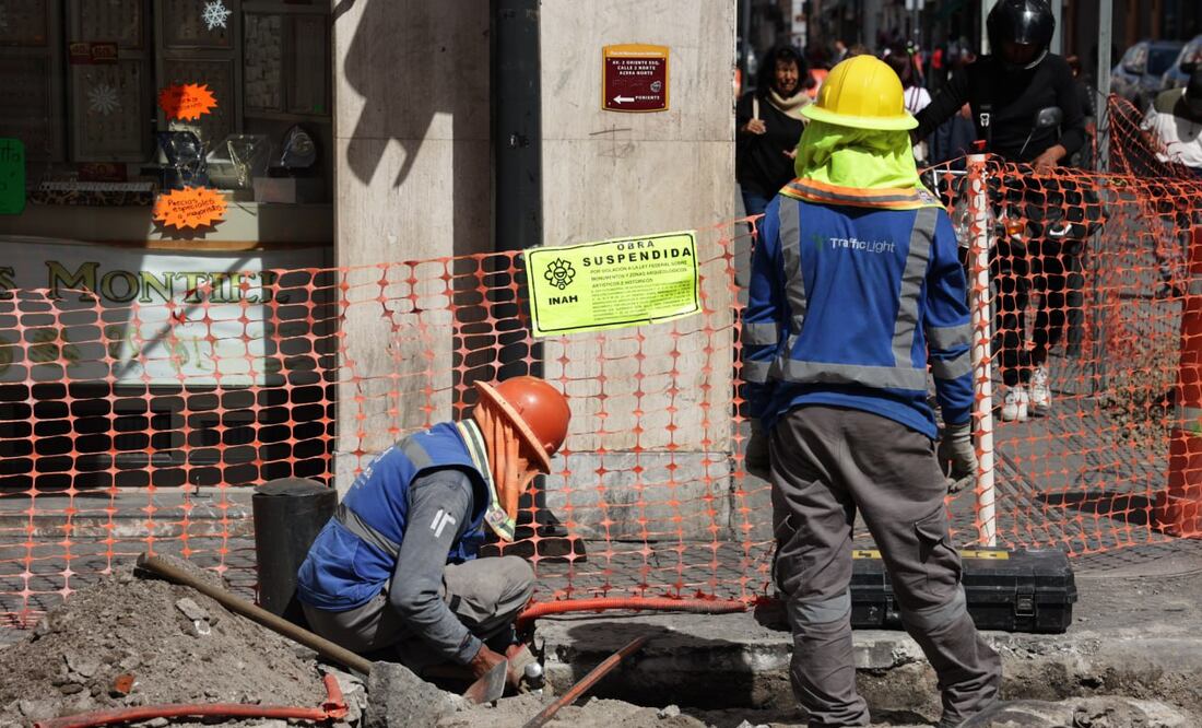 En las calles 2 Oriente y 2 Norte se están realizando trabajos de rehabilitación | EsImagen para El Universal Puebla