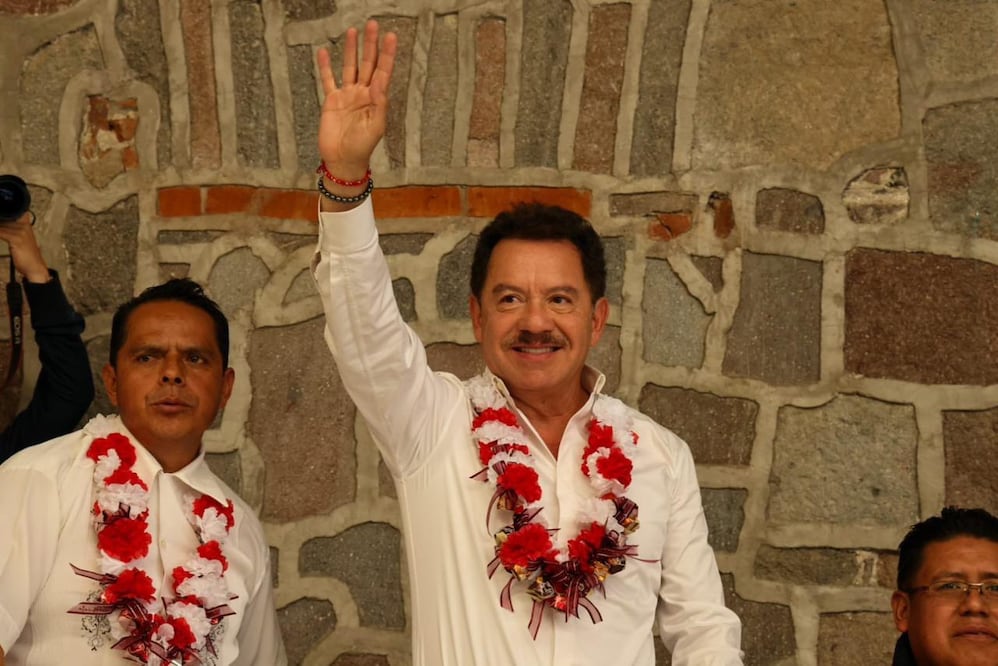 Nacho Mier se reunió con simpatizantes en Acajete | Foto: Especial