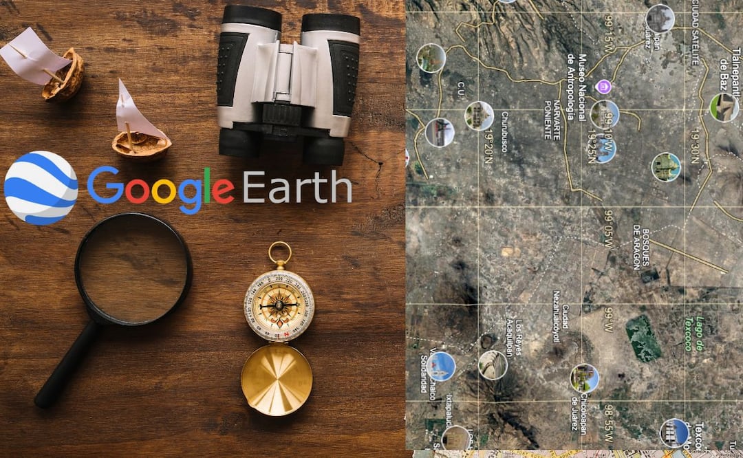 Con Google, ahora es posible explorar cómo han cambiado algunas ciudades con el paso del tiempo. Foto Captura de pantalla  Google Earth