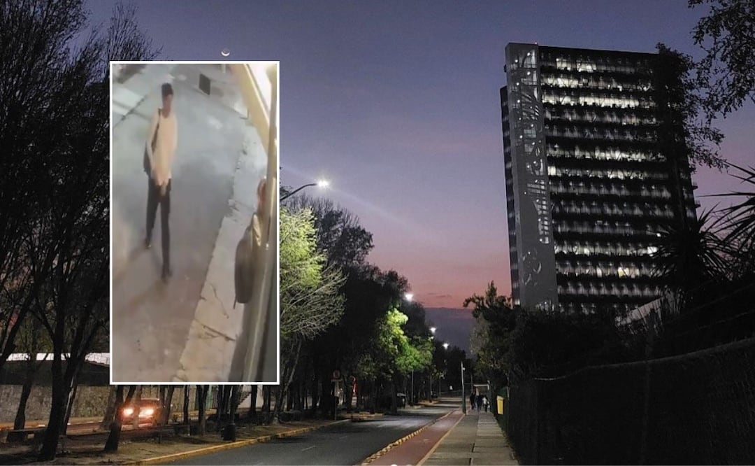 Un presunto acosador fue captado en video | Foto: BUAP/Captura de video