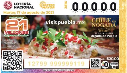 Lotería Nacional ama a Puebla y esto lo demuestra